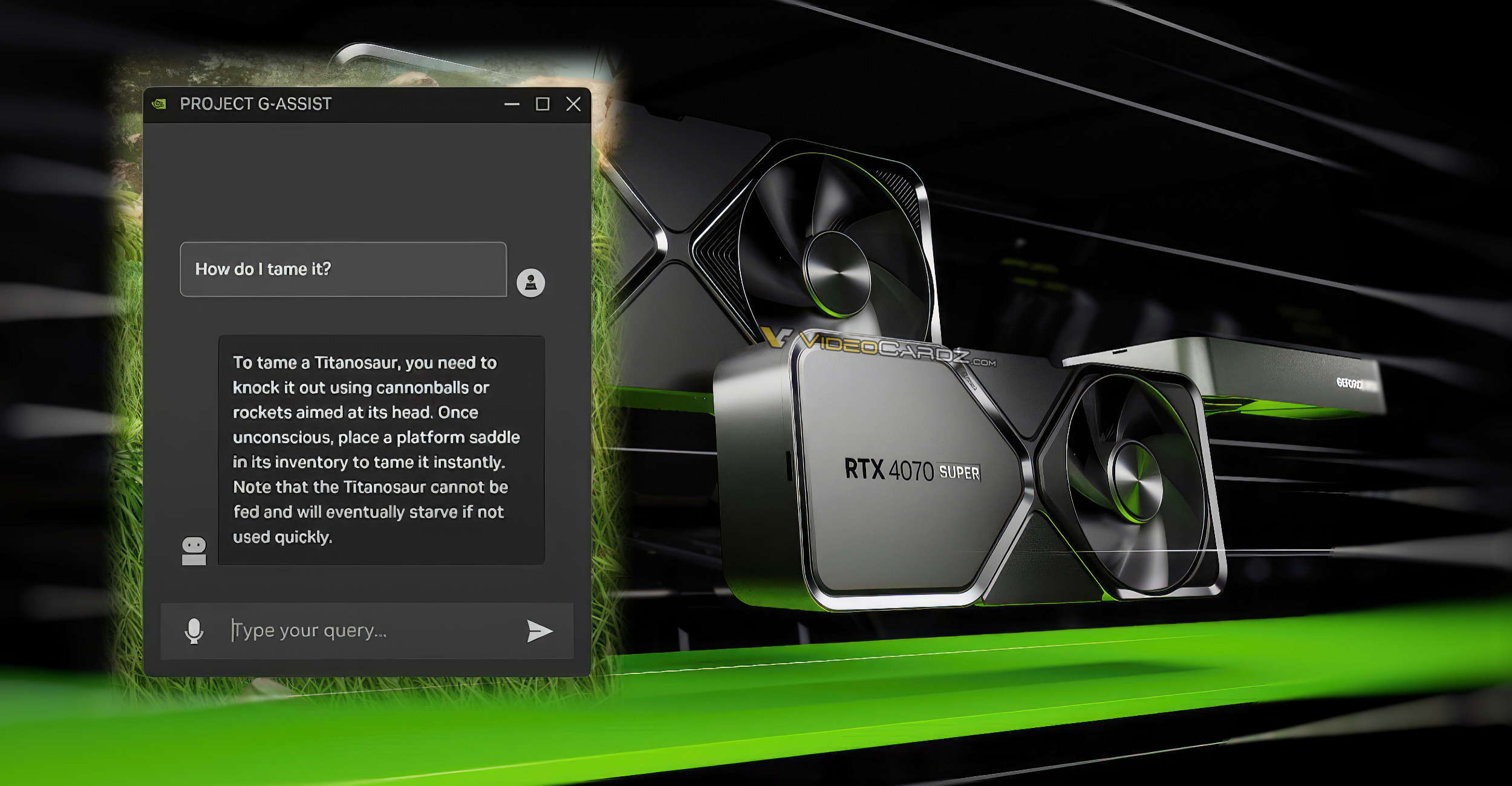 Nvidia a transformat o glumă de 1 aprilie în realitate. G-Assist A.I. pentru gaming te poate ghida prin jocuri