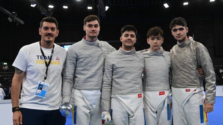 România a câştigat medaliile de argint în finala probei de sabie la Campionatul European de scrimă