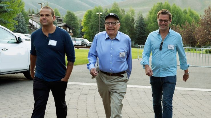 Rupert Murdoch este blocat într-o luptă juridică secretă cu trei dintre copii pentru viitorul imperiului media