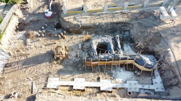 În Alba-Iulia, peste un sit arheologic din secolul al III-lea, se construiește un hotel. DJC Alba susține că fenomenele meteo au distrus vestigiile.