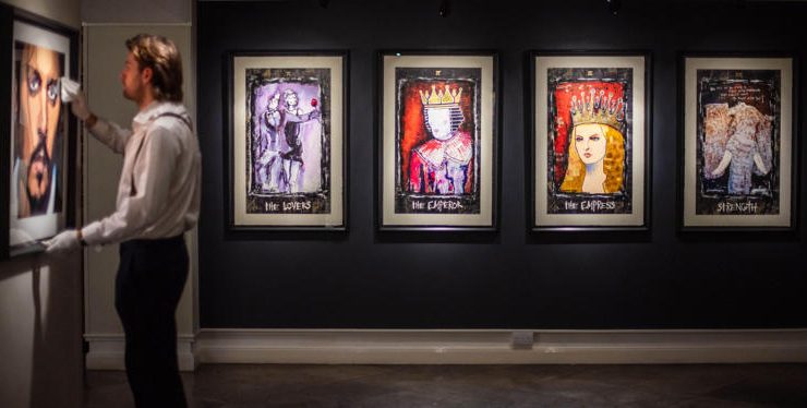 Johnny Depp dezvăluie o pictură inspirată de fosta sa parteneră Vanessa Paradis: „Tot ceea ce nu am putut fi niciodată”