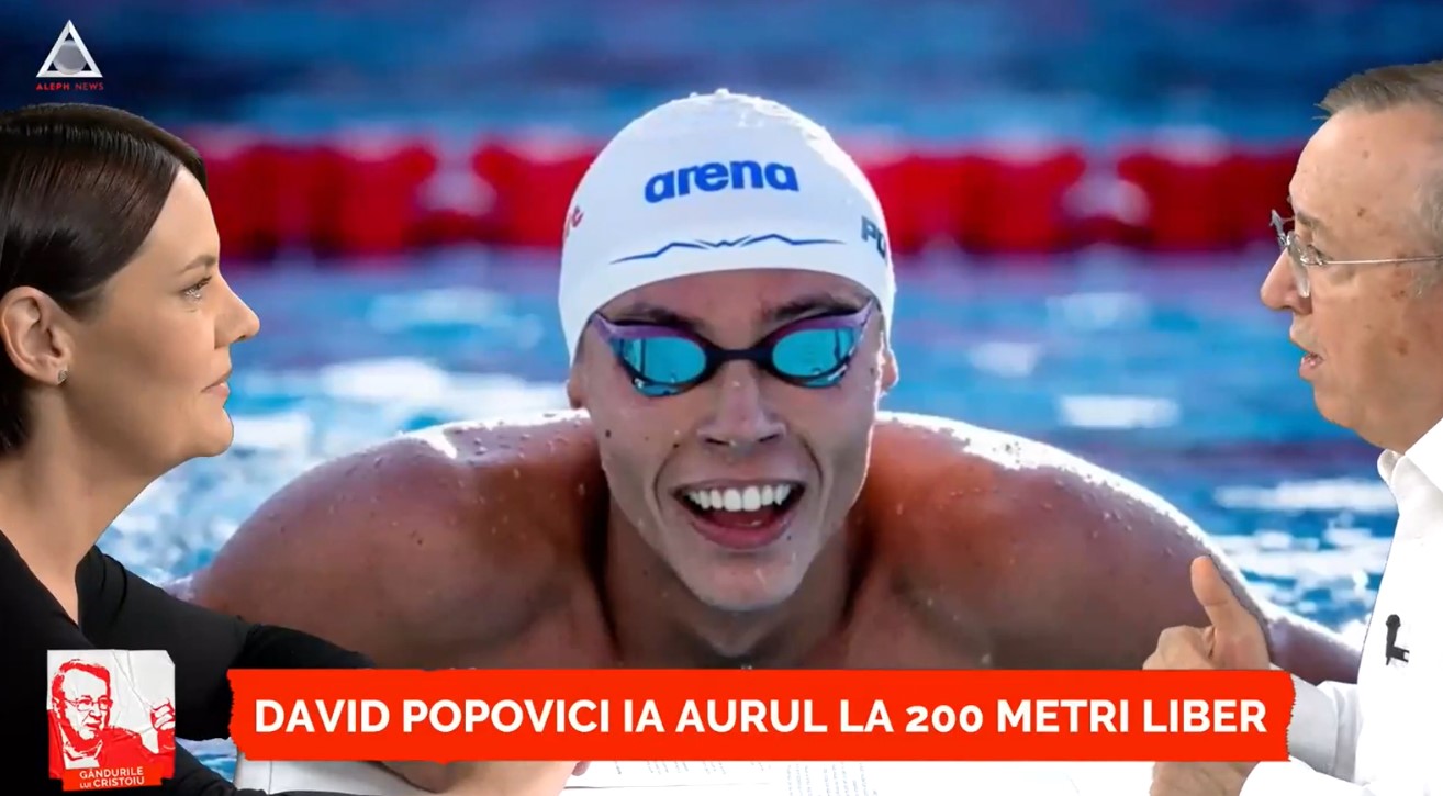 Ion Cristoiu: Regimul, noi, nu avem nicio contribuţie la succesul lui David Popovici. Nu este un produs al eforturilor noastre de a investi în sport