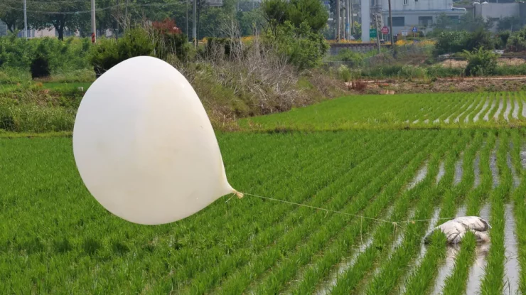 Baloane care transportau gunoaie, lansate de Coreea de Nord, au aterizat în complexul prezidențial al Coreei de Sud din capitala Seul