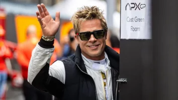 Brad Pitt s-a întors la Silverstone pentru filmările peliculei despre Formula 1. Când îl vezi în cinematografe