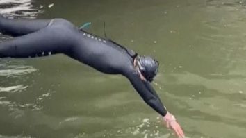VIDEO. Ministrul francez al Sportului a înotat în Sena pentru a demonstra că râul este suficient de curat pentru Jocurile Olimpice