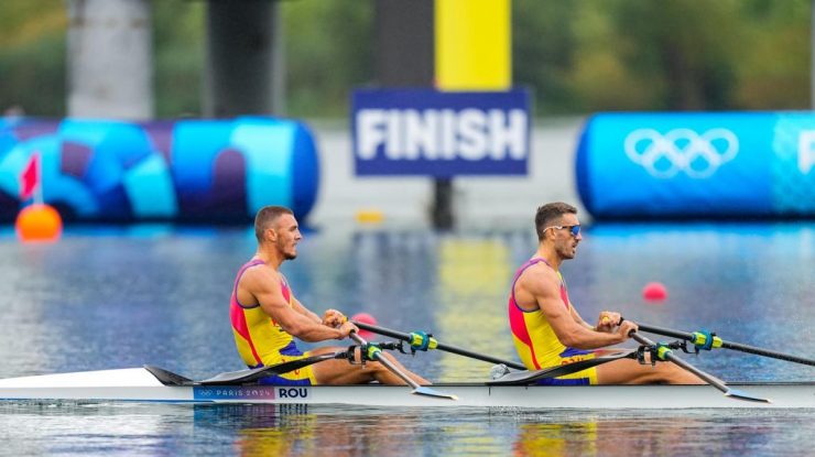 JO 2024: Florin Enache şi Andrei Cornea s-au calificat în semifinale la dublu vâsle masculin
