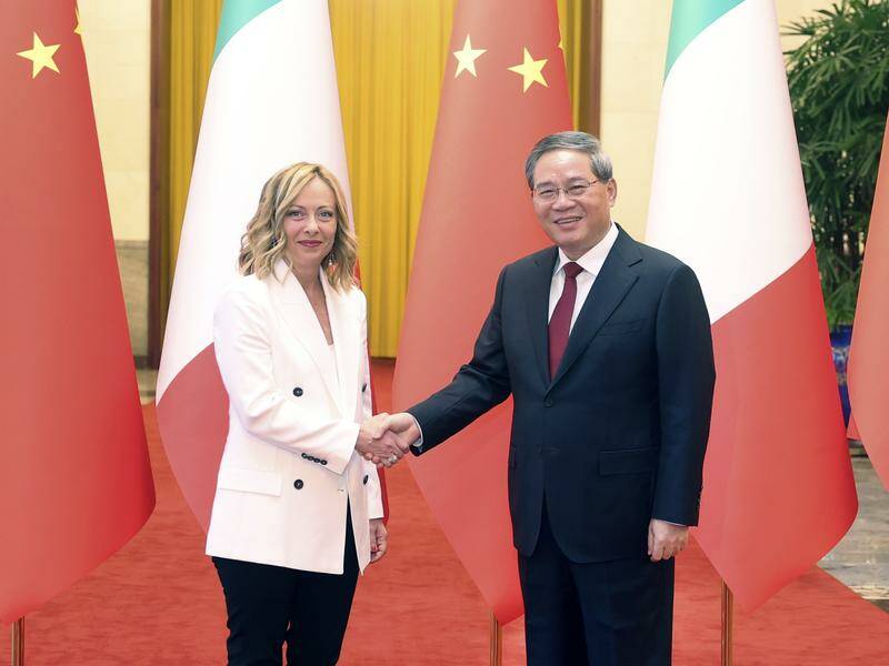 Giorgia Meloni vrea să relanseze cooperarea Italiei cu China