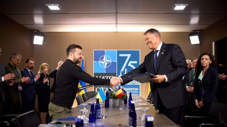 România și Ucraina semnează acordul bilateral de securitate, la Summitul NATO. Ce prevede acesta