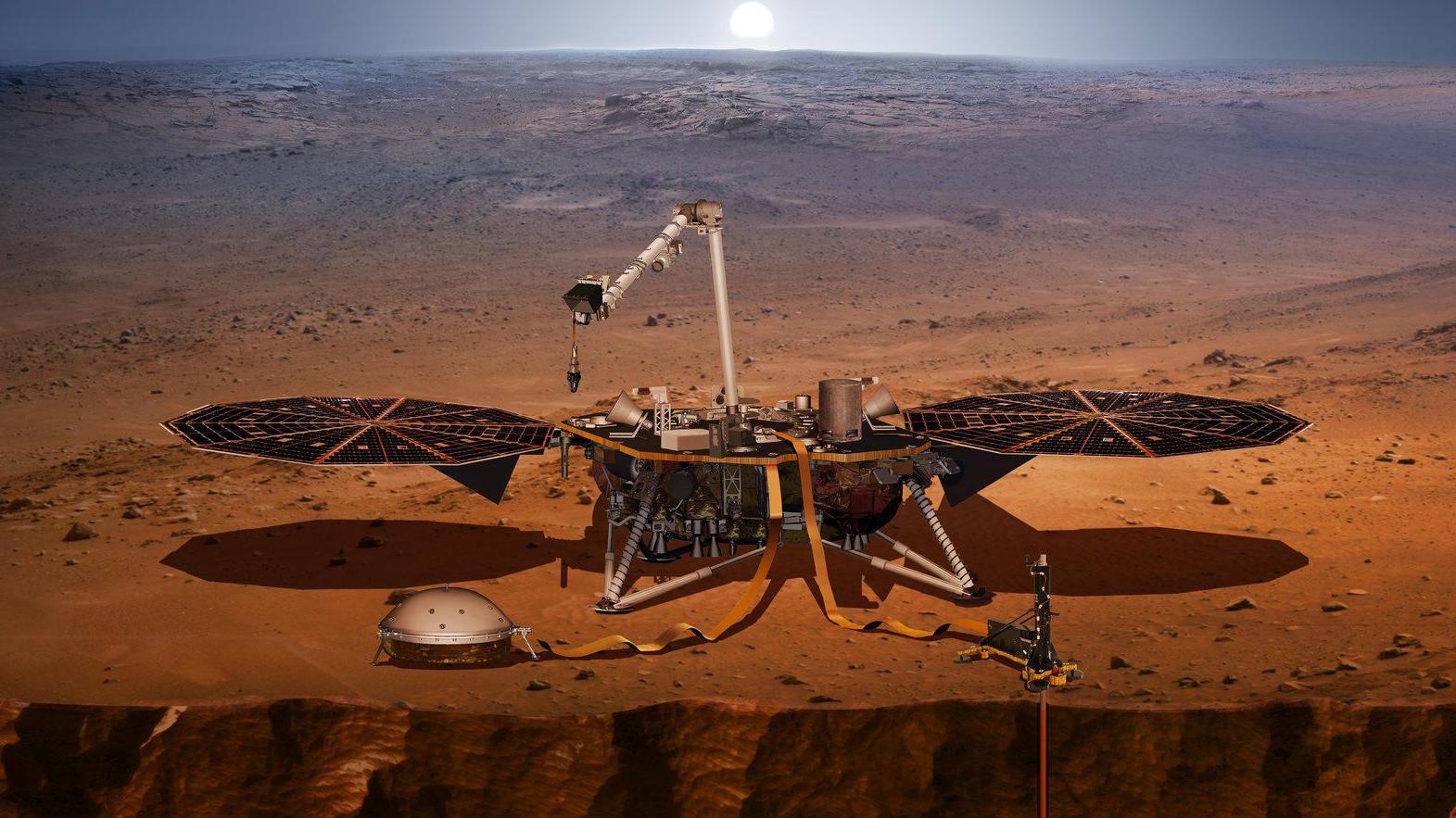 Descoperire importantă pe Marte. Cercetătorii au găsit semne ale unui rezervor de apă în stare lichidă în adâncul planetei