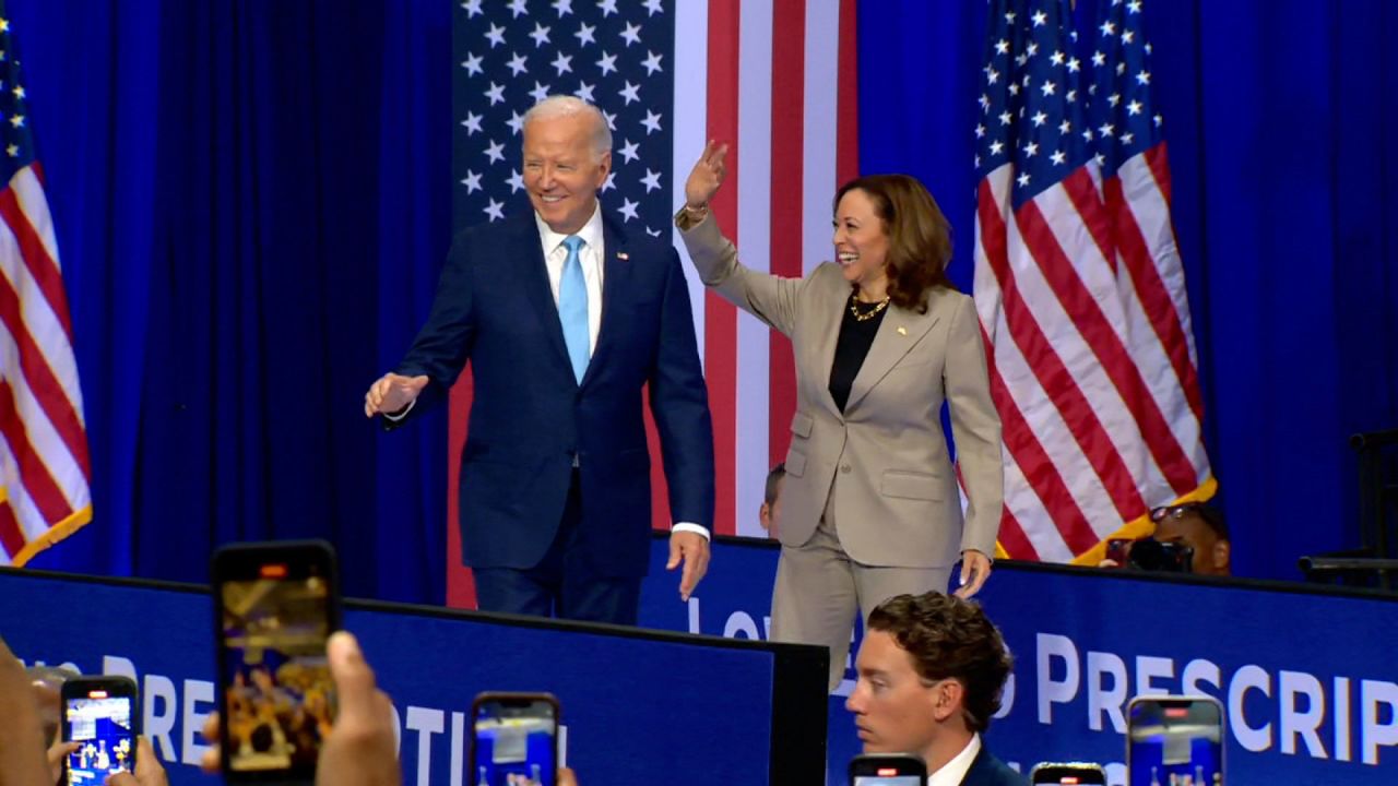 Biden și Kamala țin primul lor miting împreună de la retragerea din cursa prezidențială
