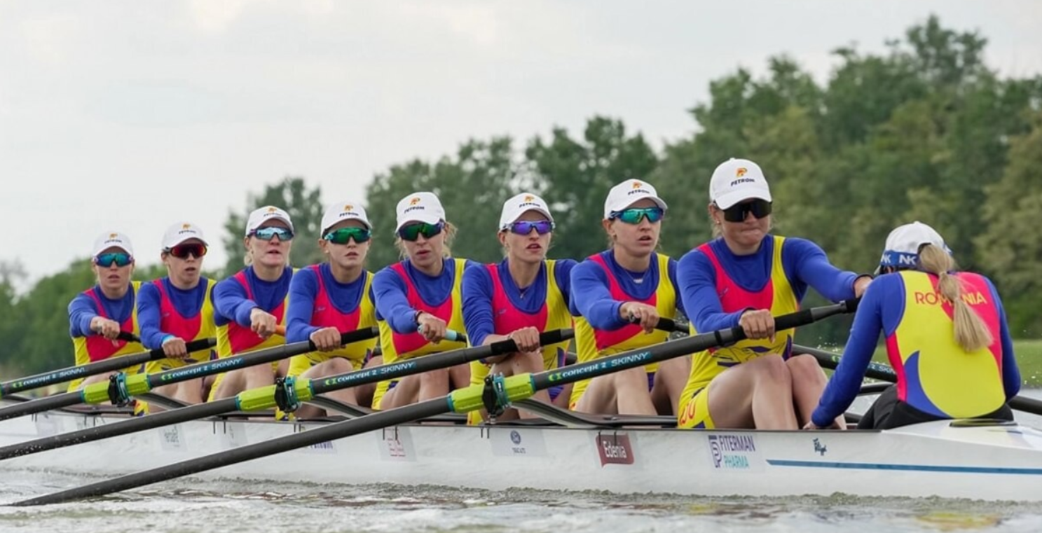 Echipa României de 8+1 feminin la canotaj a obținut Aurul la Jocurile Olimpice de la Paris
