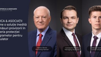STOICA & ASOCIAȚII obține o soluție inedită de măsuri provizorii în materia protecției programelor pentru calculator