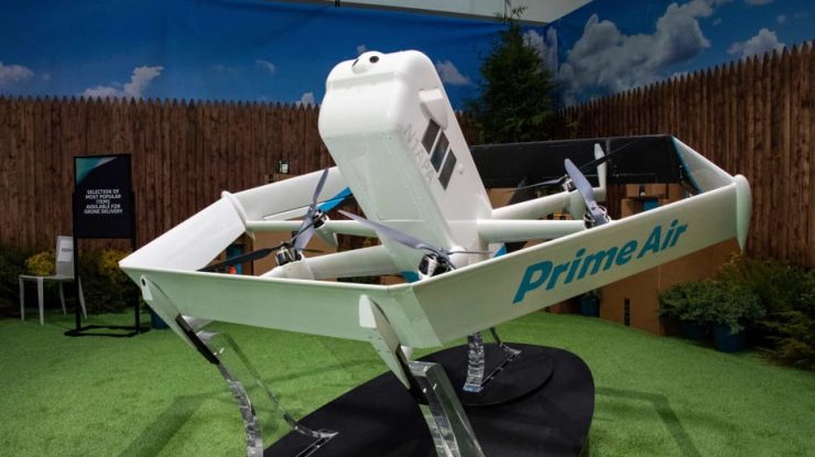 Amazon testează serviciul de livrare cu drone Prime Air în Marea Britanie
