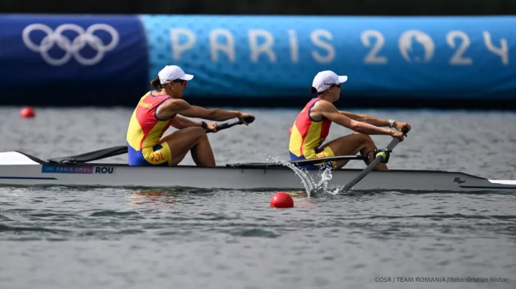 Argint pentru România! Ioana Vrînceanu și Roxana Anghel au câștigat în proba de dublu rame feminin la Jocurile Olimpice