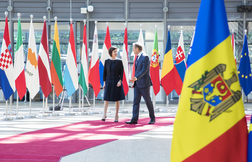 Donald Tusk se întâlnește cu Maia Sandu în Republica Moldova. Ce alte vizite sunt așteptate la Chișinău