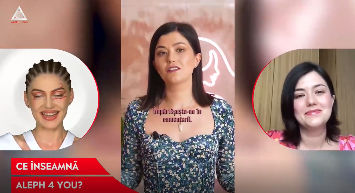 Ce înseamnă Aleph pentru tine? Andreea Tudorache: „Aleph înseamnă lumea în care îmi doresc să trăiesc”