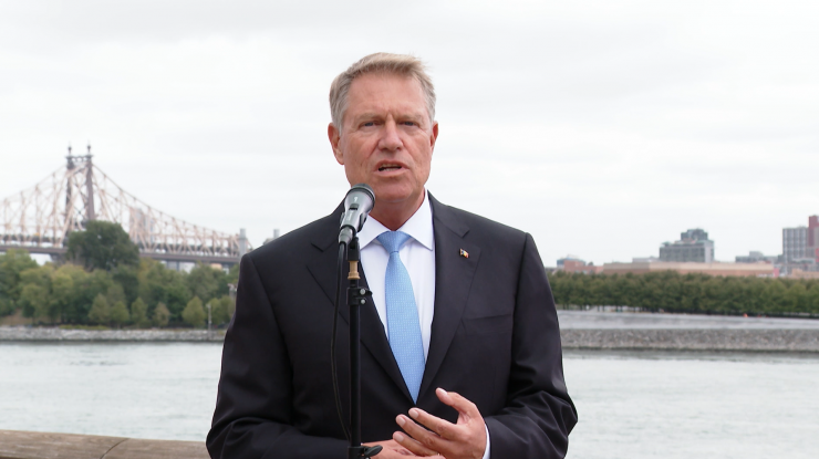 Iohannis face declarații după ultimul său discurs ca Președinte în fața Adunării Generale a ONU: „Voi avea grijă să nu existe o lege doar pentru mine”
