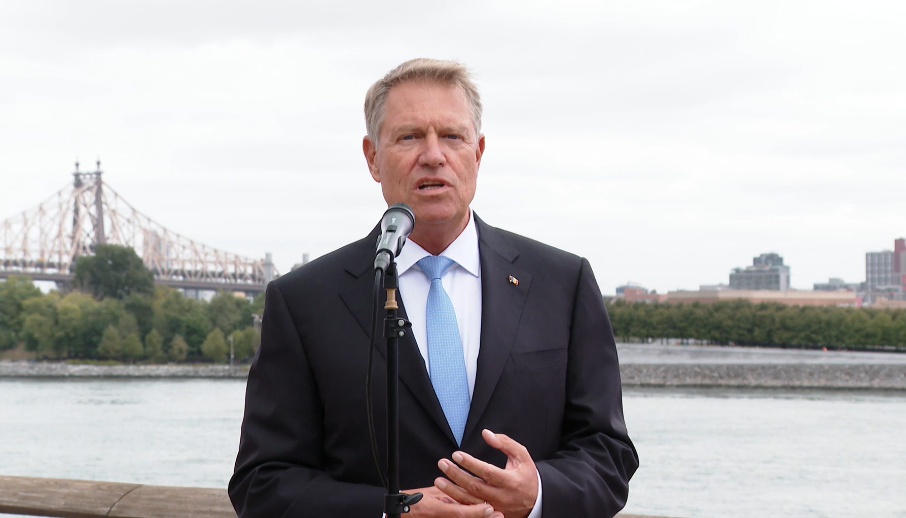 Iohannis face declarații după ultimul său discurs ca Președinte în fața Adunării Generale a ONU: „Voi avea grijă să nu existe o lege doar pentru mine”