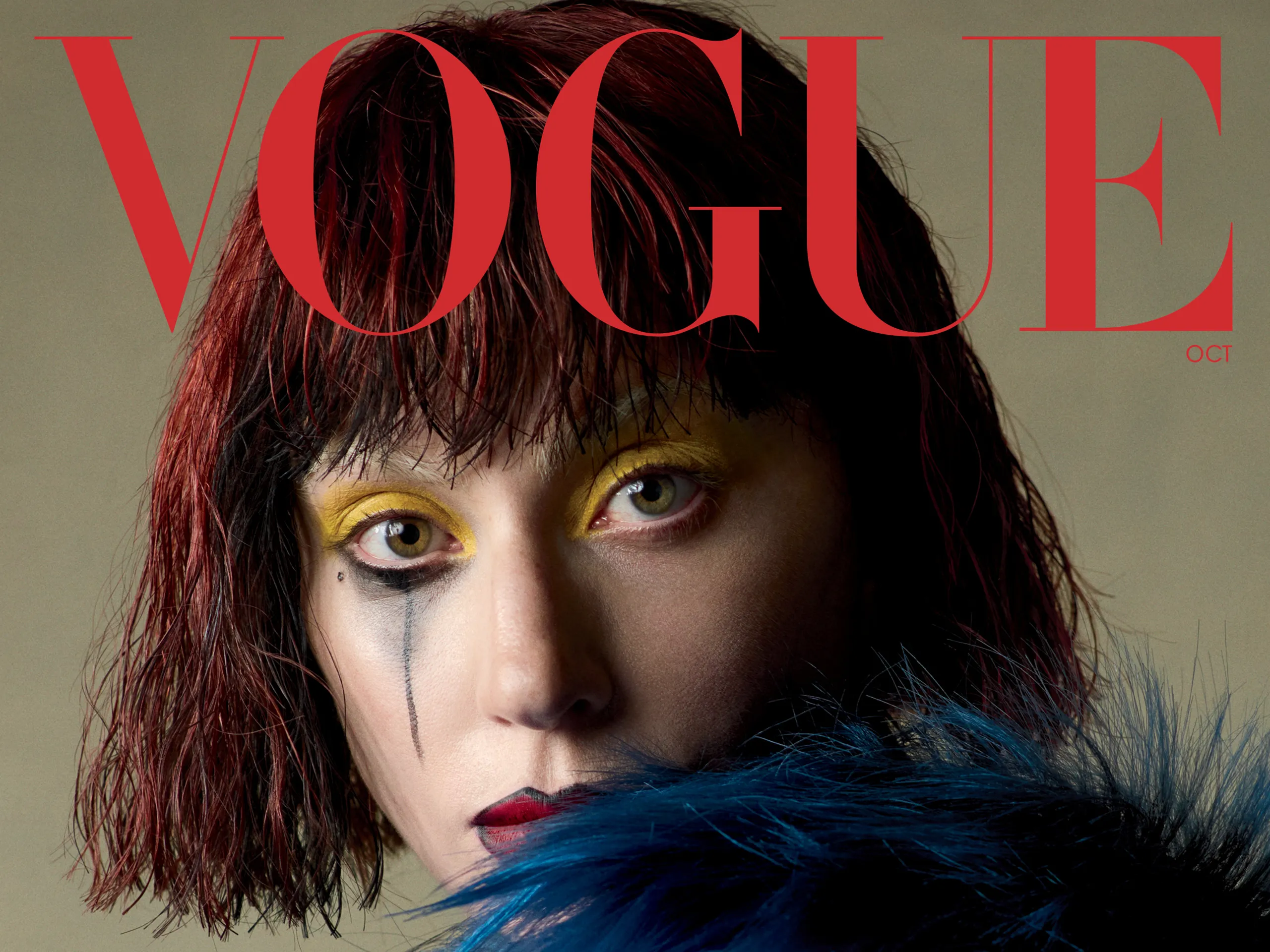 FOTO. Lady Gaga e pe coperta din octombrie a revistei Vogue. Fotografiile sunt inspirate de rolul artistei în filmul Joker