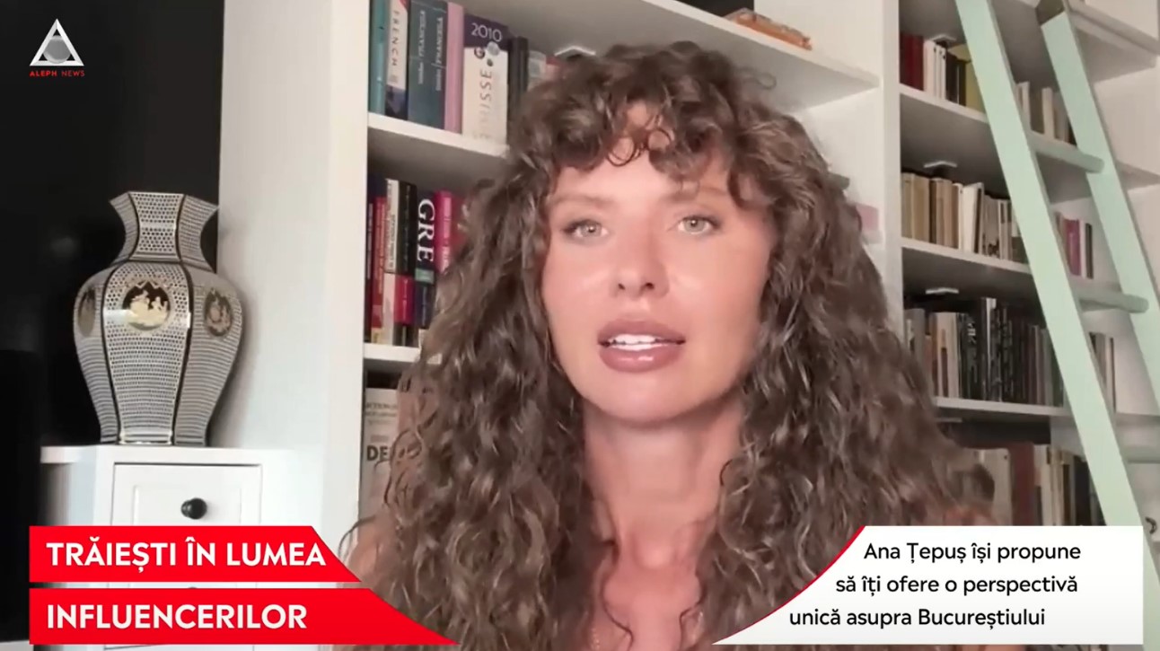 4 ani de Aleph News. Trăiești în lumea influencerilor. Ana Țepuș: „Fiecare contact cu realitatea vieții, nu aceea foarte frumoasă, te formează”