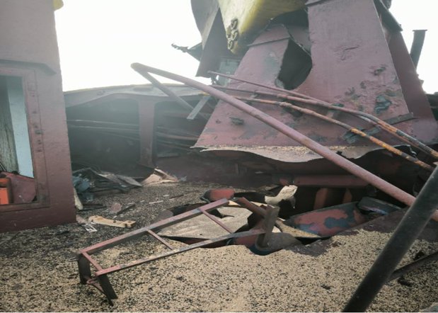 Rusia a atacat pentru prima dată o navă comercială care transporta, prin Marea Neagră, grâu ucrainean către Egipt