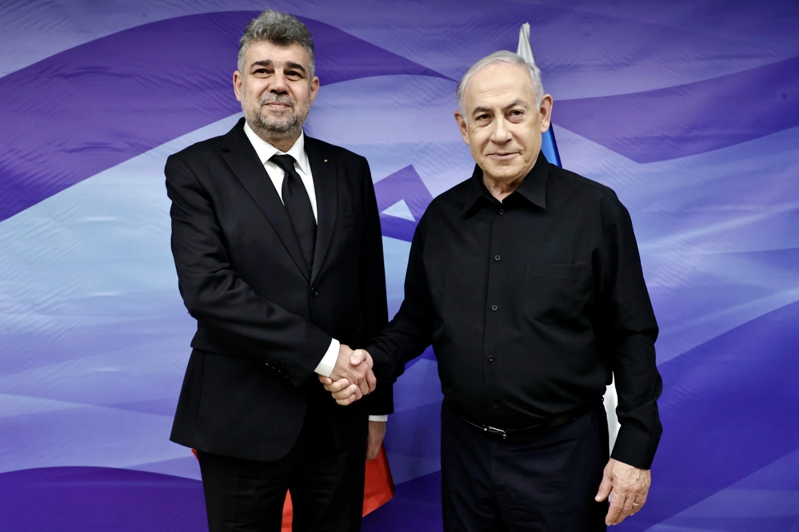 Marcel Ciolacu, la întâlnirea cu Benjamin Netanyahu: „România condamnă cu fermitate atacurile teroriste asupra Israelului”