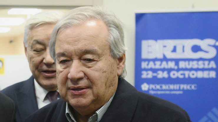 Antonio Gutteres se întâlnește astăzi cu Vladimir Putin, la BRICS. Ce vor discuta cei doi lideri