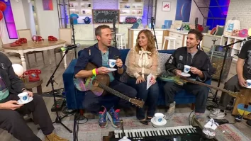 Coldplay promovează cel mai recent album cu o apariție inedită. Trupa fost prezentă la un canal de tele-shopping