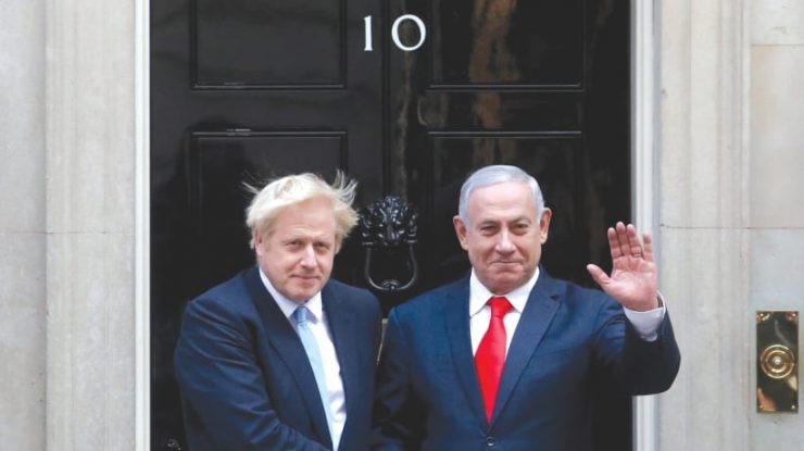 Boris Johnson insinuează că Netanyahu a lăsat un dispozitiv de ascultare în baia sa în timpul vizitei din 2017