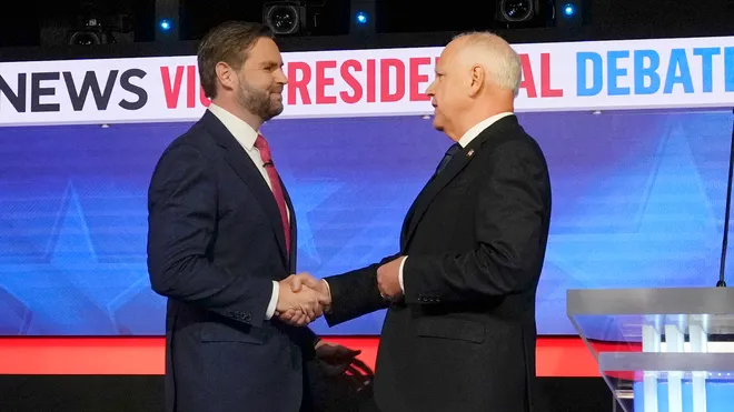 Puncte cheie din dezbaterea viceprezidențială Tim Walz – J.D. Vance: Microfoanele candidaților au fost oprite pentru prima dată. Ce au spus cei doi despre războiul din Orientul Mijlociu, imigranții haitieni din Springfield care „mănâncă animale”, avort sau economie