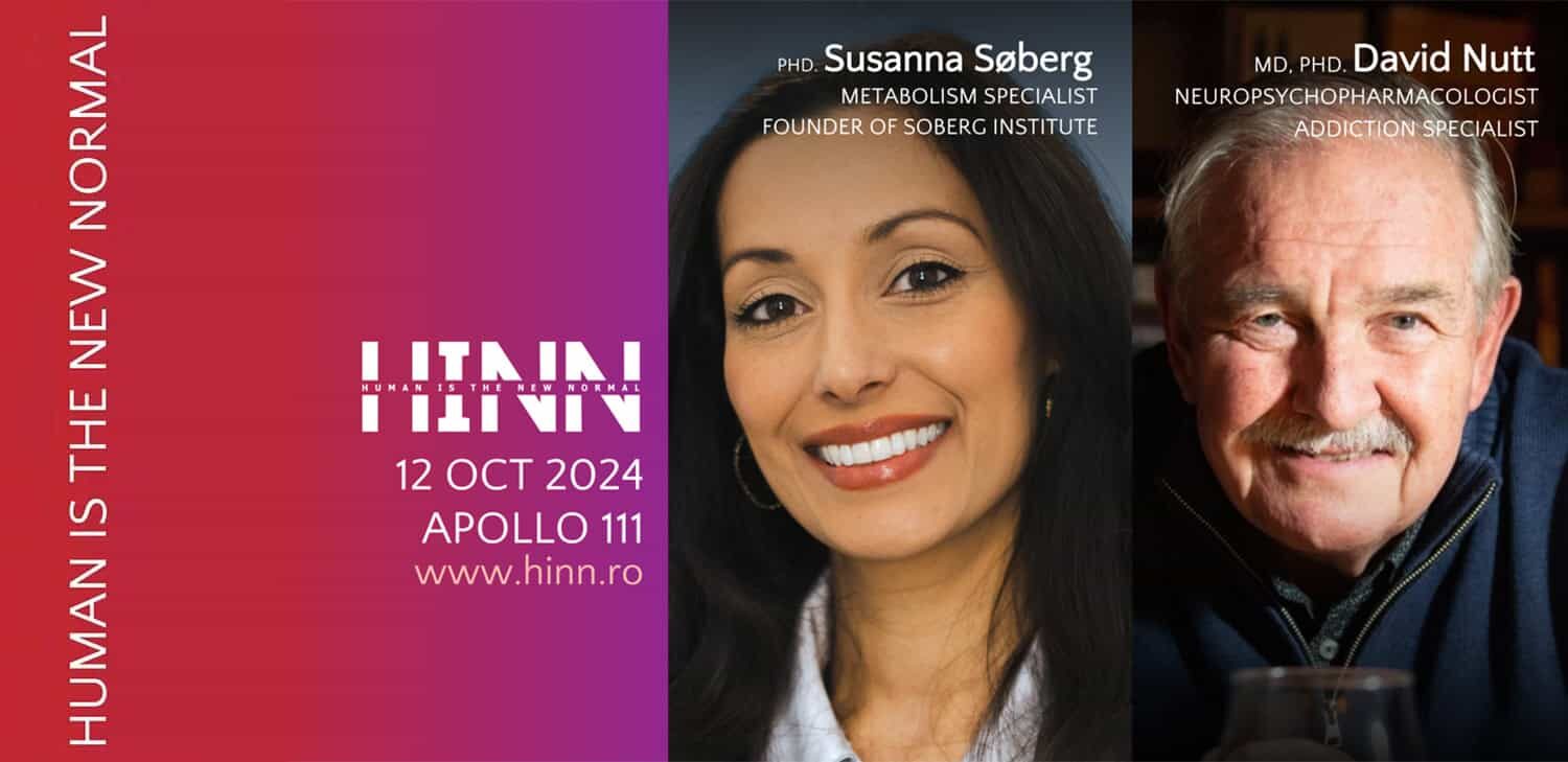 „Human is The New Normal” redefinește modul în care percepem sănătatea mintală. Vindecarea dependențelor și beneficiile psihedelicelor au fost dezbătute la conferința HINN