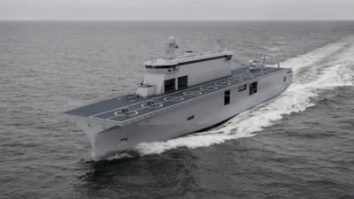 Primul portavion de drone din Europa se construiește la Galați, dar va fi destinat Marinei militare portugheze