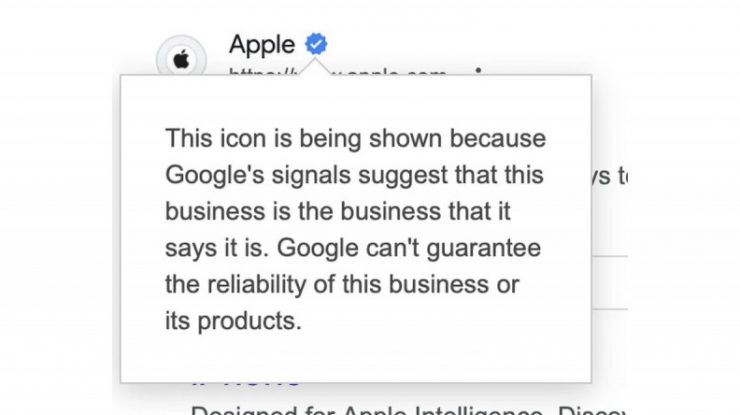 Google Search testează funcția de bifă albastră care ajută utilizatorii să identifice site-urile autentice