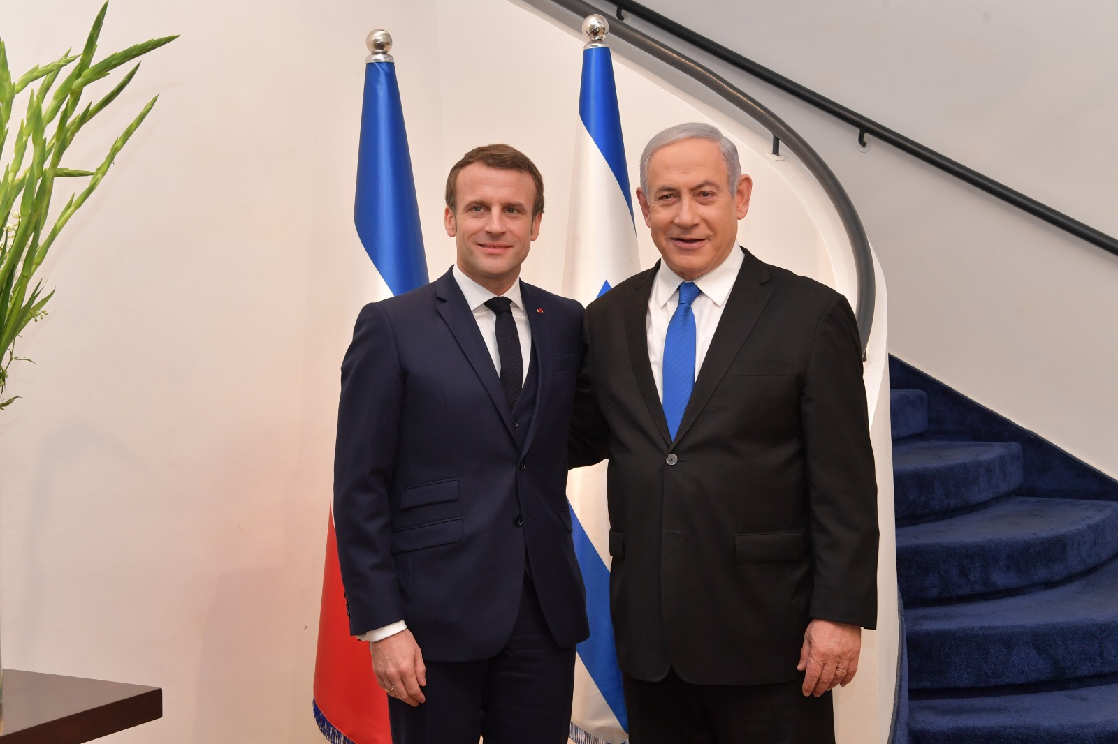 Macron și Netanyahu discută despre securitatea Israelului și necesitatea păcii în Orientul Mijlociu