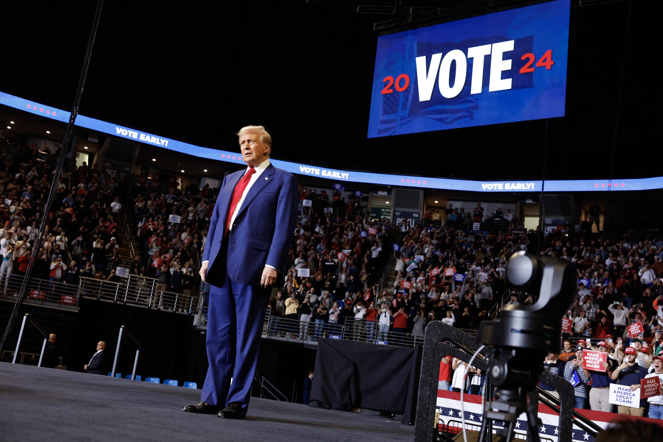 Trump ține un miting în Madison Square Garden, New York: „Kamala, ești concediată, ieși de aici! Vom avea cea mai mare victorie din istorie pe 5 noiembrie”