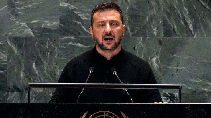 Zelenski propune un nou sistem internațional de securitate pentru a preveni agresiunea rusă