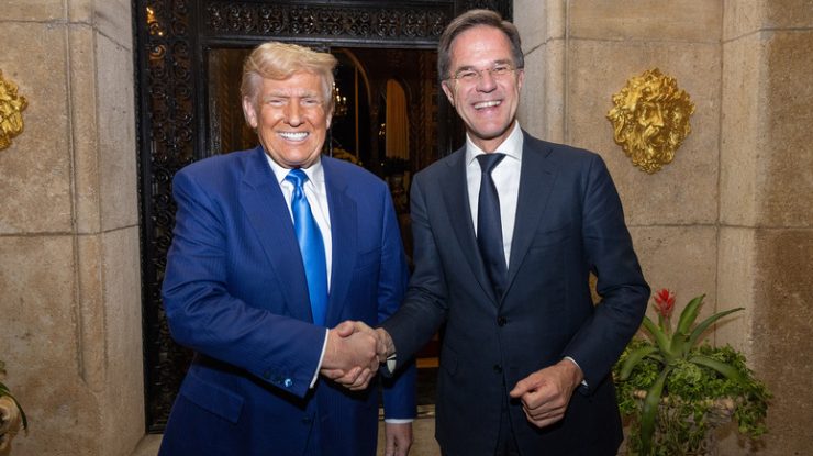 Prima întâlnire dintre Mark Rutte și Donald Trump. Despre ce au discutat liderul NATO și cel de-al 47-lea președinte al SUA