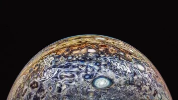 FOTO. NASA a publicat cele mai clare imagini ale planetei Jupiter din istoria observațiilor gigantului gazos