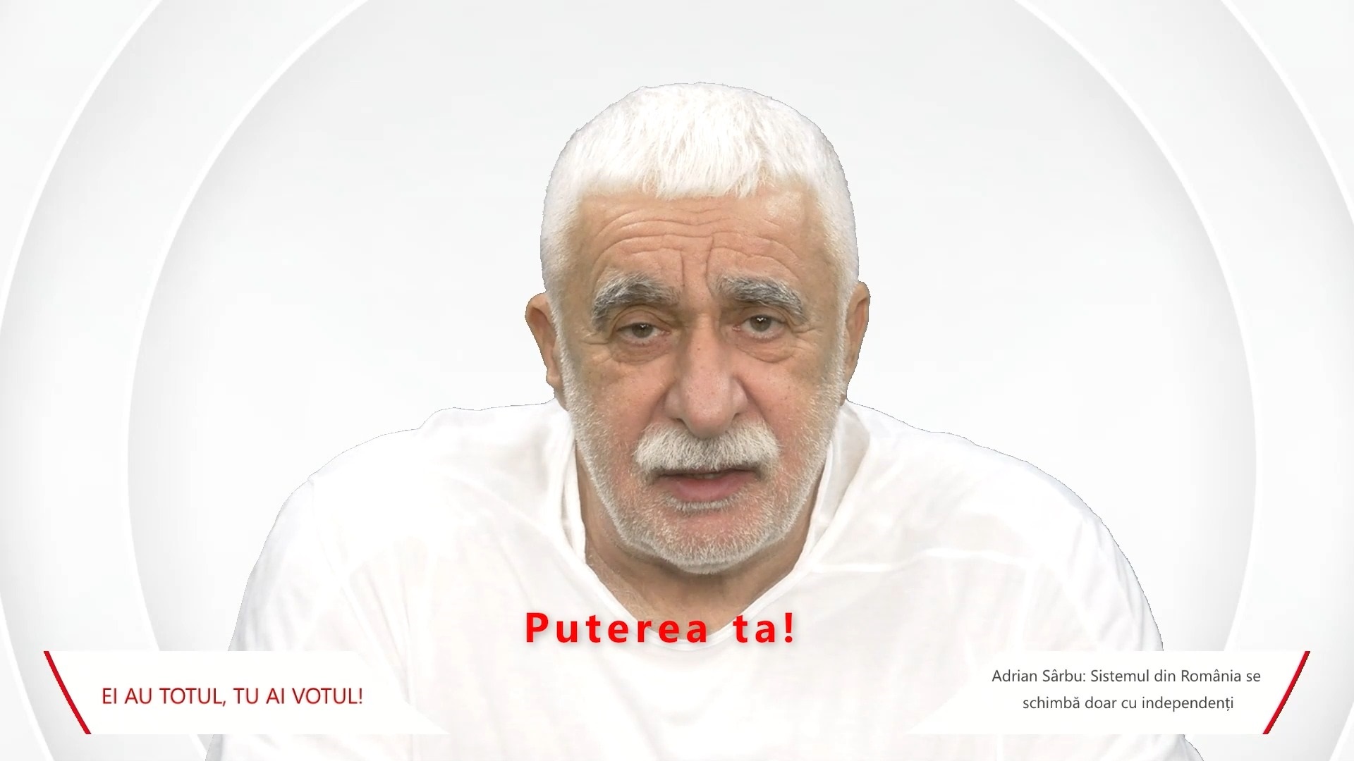 Adrian Sârbu: Te duci și votezi împotriva tuturor! Puterea pe care o ai e reală