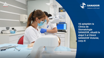 Clinica de Stomatologie SANADOR asigură pacienților accesul la servicii personalizate pentru prevenția, diagnosticul și tratamentul afecțiunilor dentare și gingivale