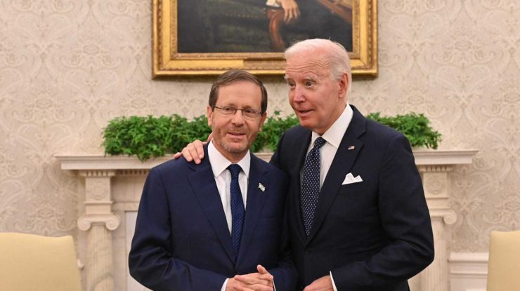 Preşedintele israelian Isaac Herzog se va întâlni marți cu Joe Biden la Casa Albă