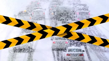 Traficul rutier a fost închis pe autostrada A1 între Sibiu și Boița, din cauza vântului puternic