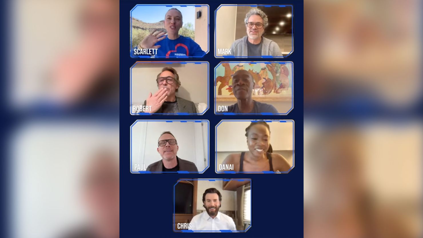 VIDEO. Actorii din filmele „Avengers” o sprijină pe Kamala Harris pentru președinție: „Nu staţi deoparte” 