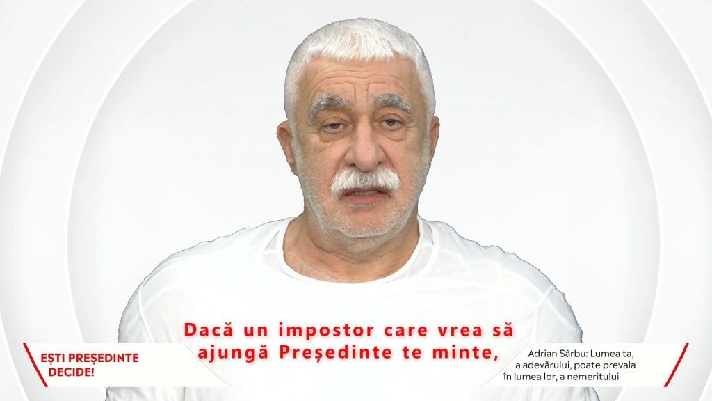 Adrian Sârbu: Votezi cu tine sau cu un om care te minte în fiecare zi? Duminică du-te și pune ștampila pe alb!