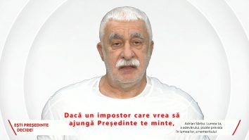 Adrian Sârbu: Votezi cu tine sau cu un om care te minte în fiecare zi? Duminică du-te și pune ștampila pe alb!