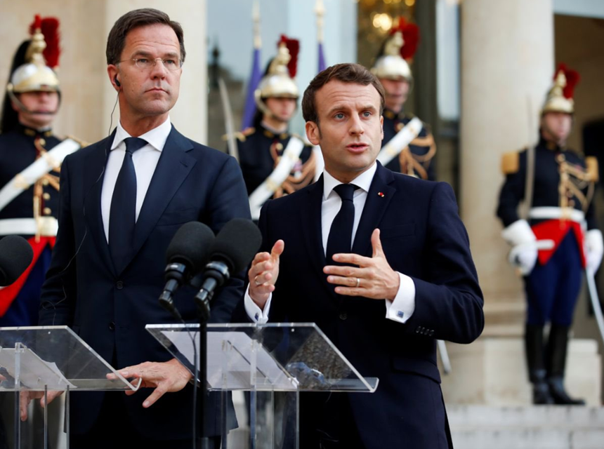Macron și Rutte și-au reiterat, la Paris, sprijinul absolut pentru Ucraina: „Rusia este o amenințare pe care trebuie să o înfruntăm împreună”