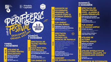 Te așteaptă Festivalul PeriFEERIC. Ai parte de o diversitate de evenimente culturale