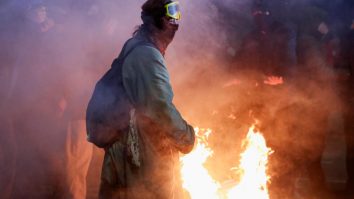 Proteste masive în Georgia. Manifestanții se revoltă din cauza întreruperii negocierilor pentru aderarea la UE