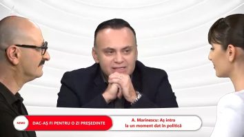 Adrian Marinescu: „Aș intra în politică la un moment dat. Președintele României trebuie să ne reprezinte pe toți”