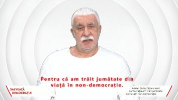 Adrian Sârbu: Avem misiunea să apărăm Democrația în România. Pentru că am trăit în Comunism. Dictatură. Ceaușescu!